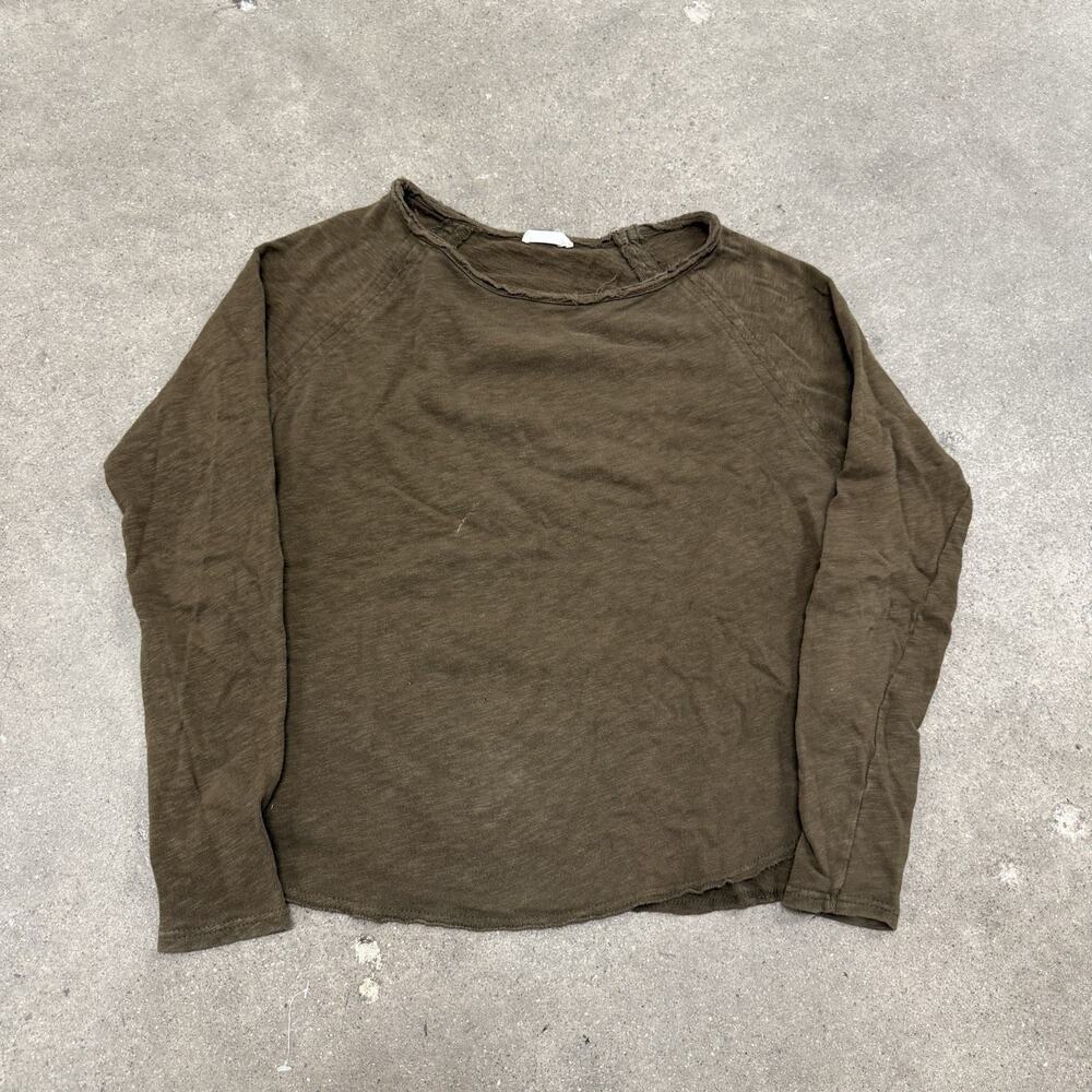 American Vintage Sonoma Chesnut Long Sleeve T Shirt Womens Medium